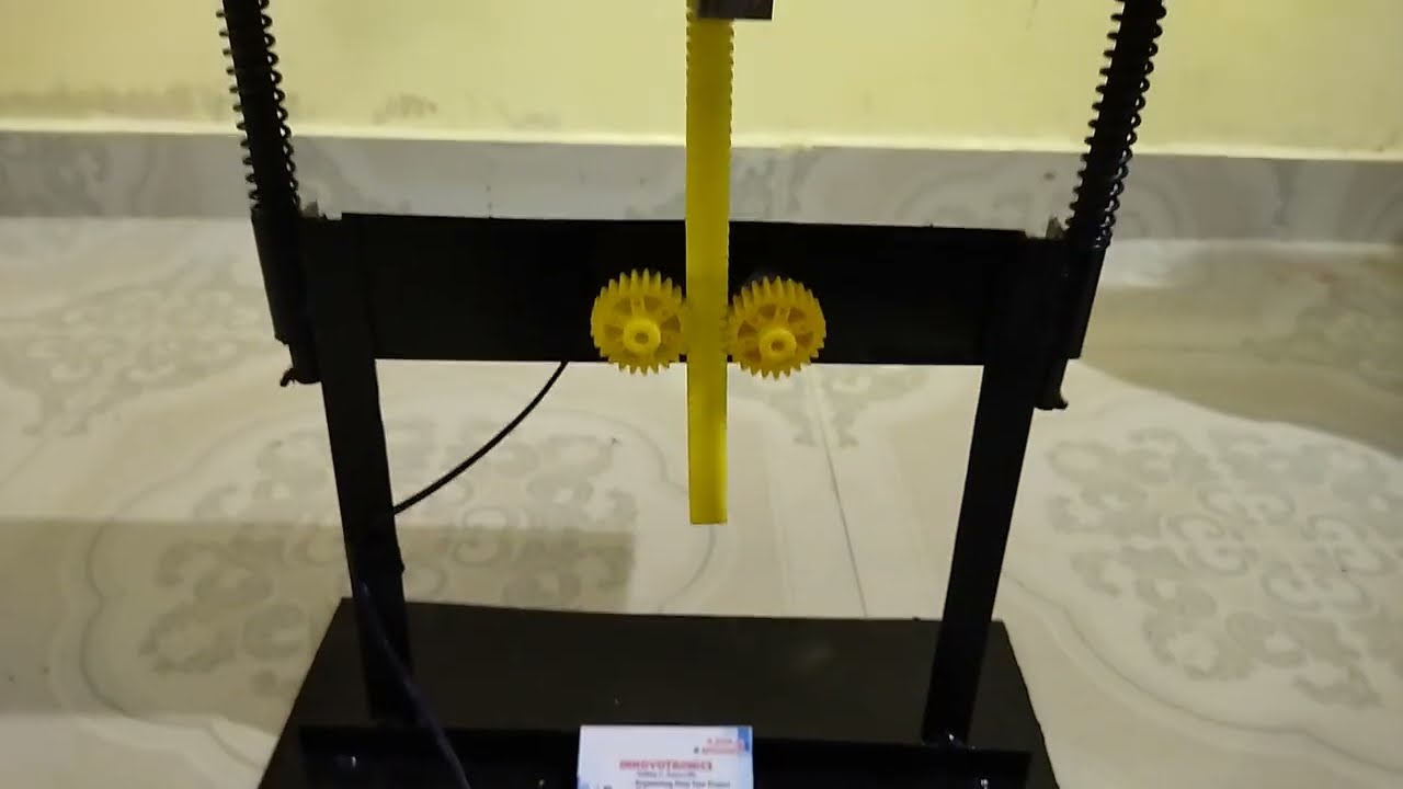 Power Generation using Speed Breakers || Final year mechanical engineering project