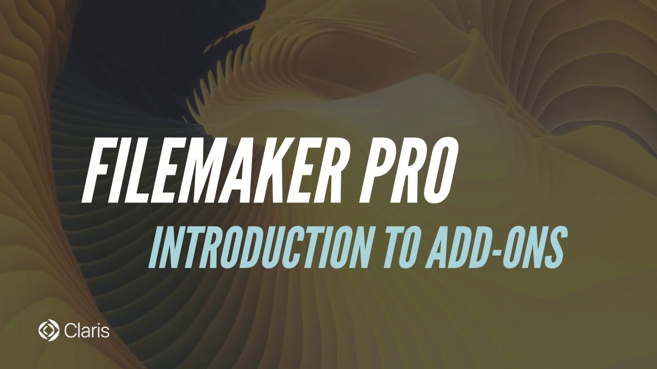 Claris FileMaker Pro &ndash; Introduktion till till&auml;gg