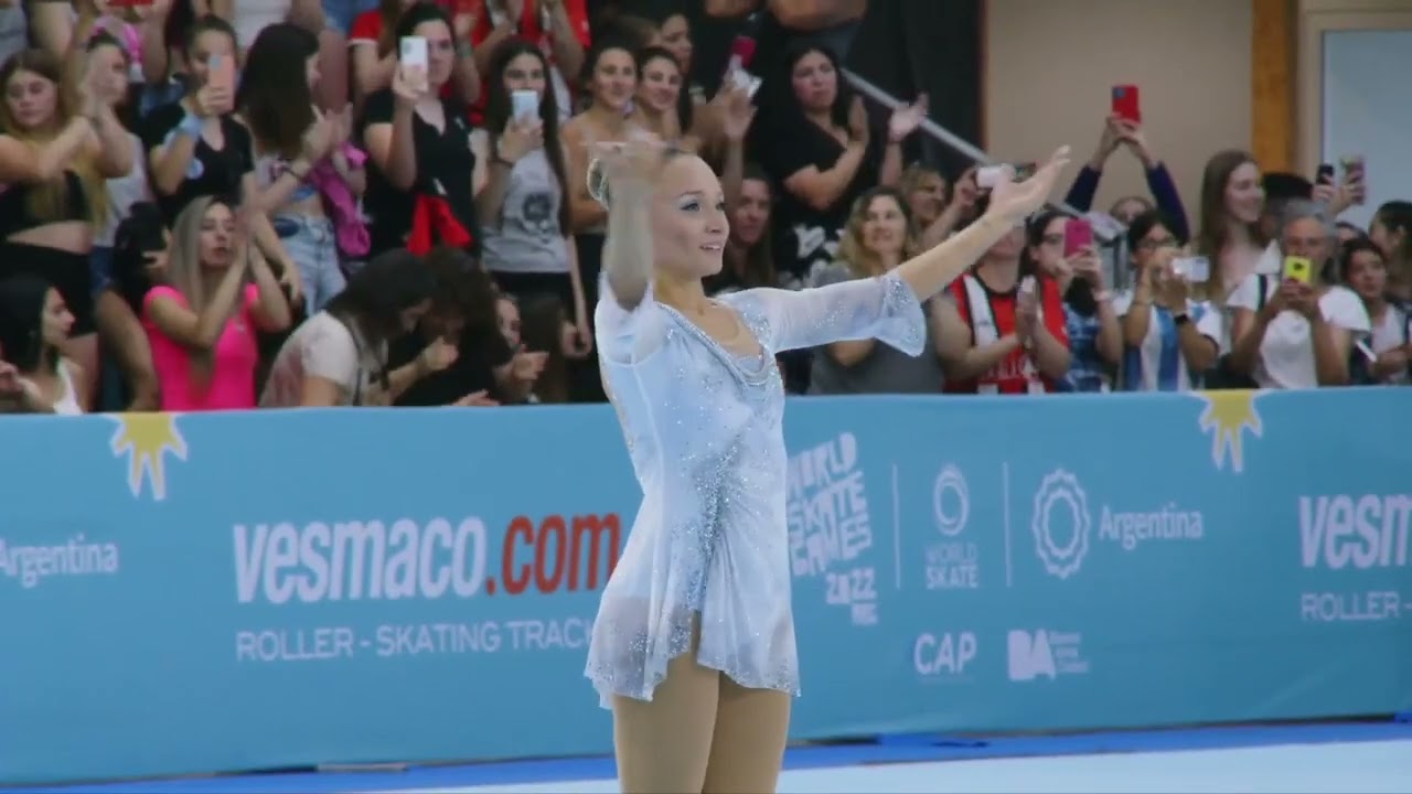 Rebecca Tarlazzi - Free Program - 🥇 - Artistic Skating - World Skate Games 2022