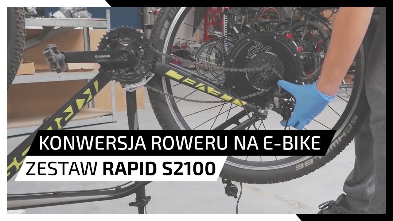 Konwersja roweru na e-bike - zestaw Rapid S2100