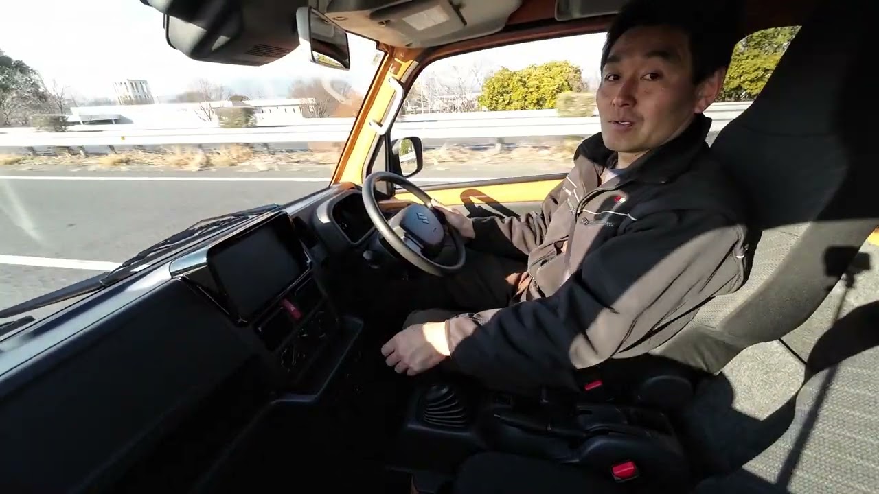 新型スーパーキャリイの高速道路走行動画