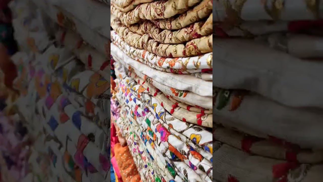 Places one should check out in Vadodara for fabric shopping #shoppingvlog #localmarket