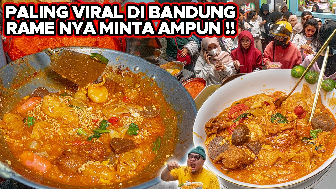 LAGI VIRAL BANGET DI BANDUNG!! NYERAH RAME NYA PARAH BANGET..