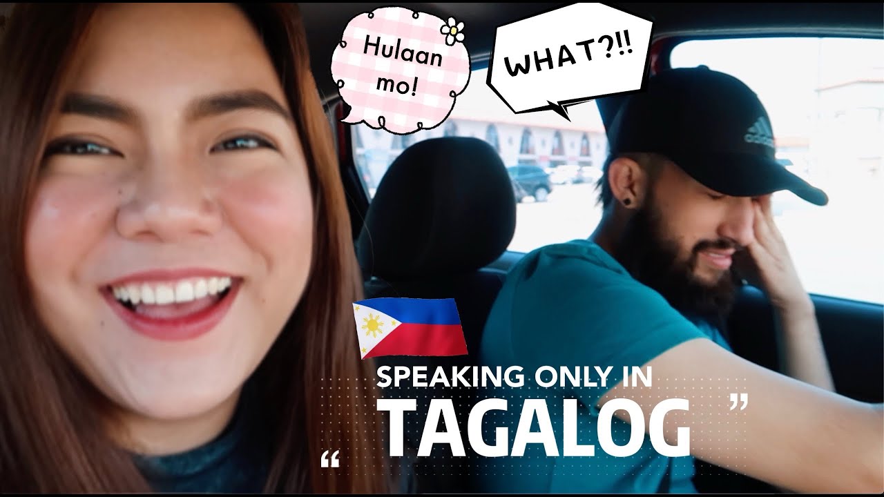 SPEAKING ONLY TAGALOG (FILIPINO) TO MY MEXICAN AMERICAN BOYFRIEND | Challenge ♡