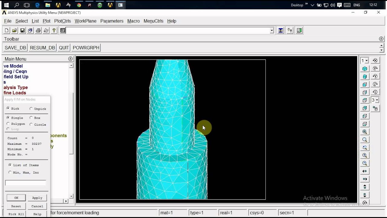 Structural Analysis ANSYS MECHANICAL APDL