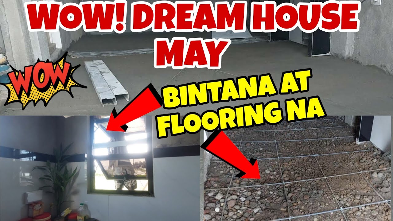 FINALLY FINISH NA ANG FLOORING AT MAY BINTANA NA! 