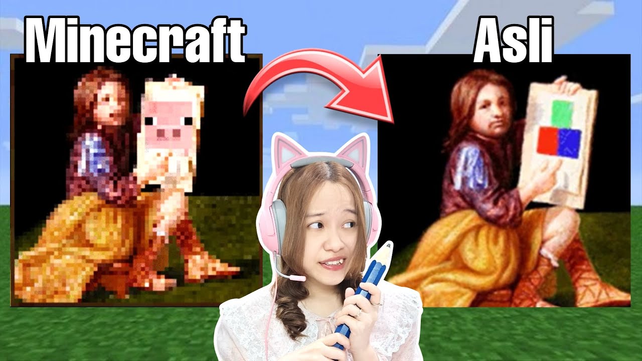Gambar Minecraft Versi Asli?! [Minecraft Indonesia]