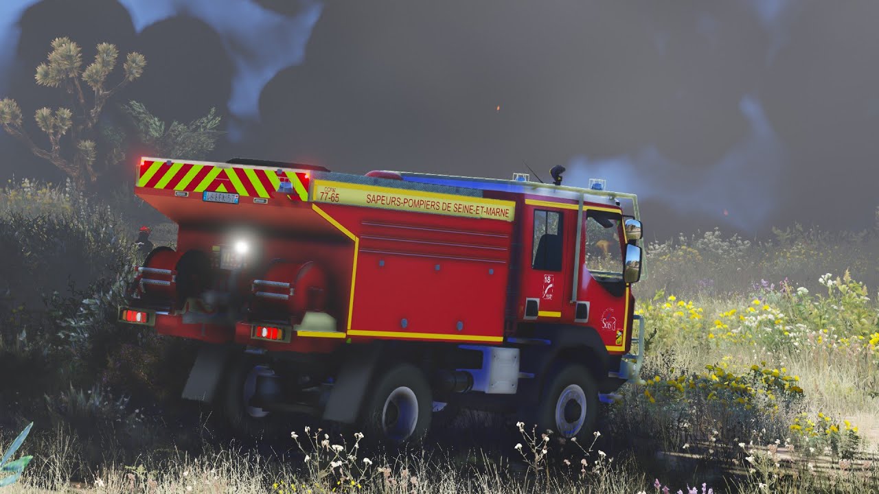 [GTA5] LES POMPIERS LUTTENT CONTRE DES FEUX DE V&Eacute;G&Eacute;TATION