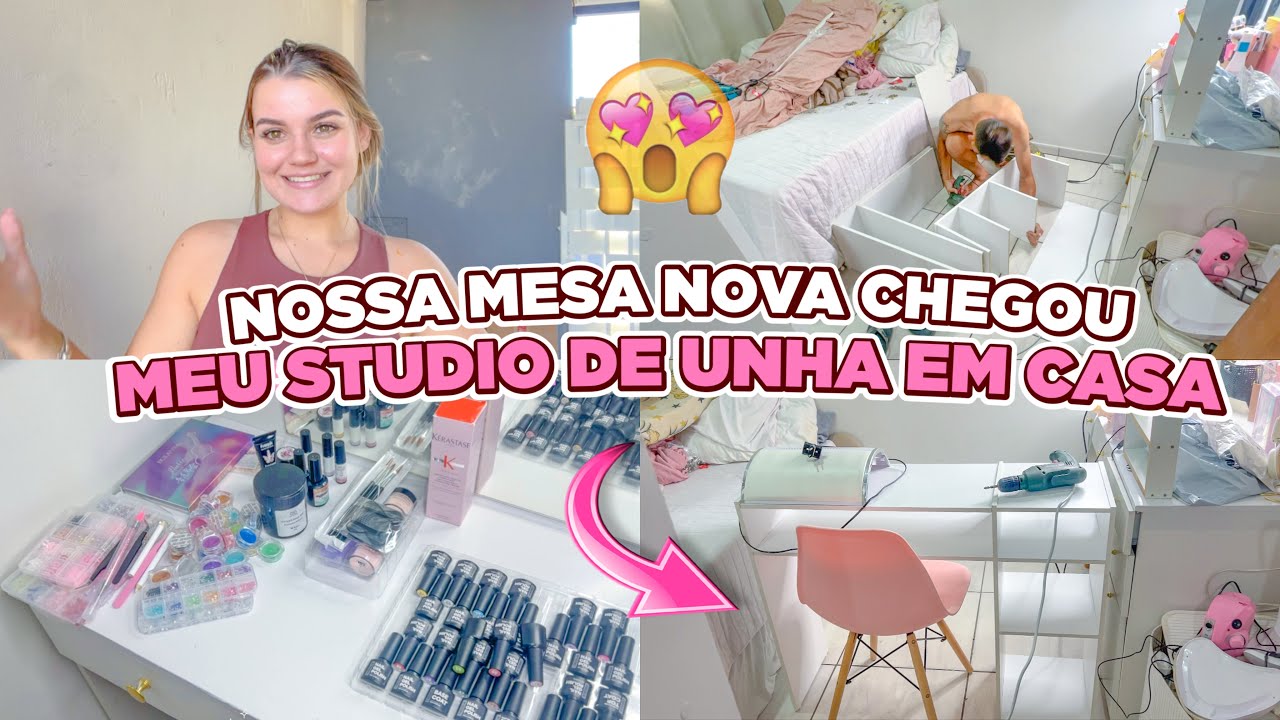 MAIS UMA GRANDE CONQUISTA 💖😭 COMEÇANDO MEU STUDIO DO ZERO - RECEBIDOS DA SHEIN | Lar da Ana