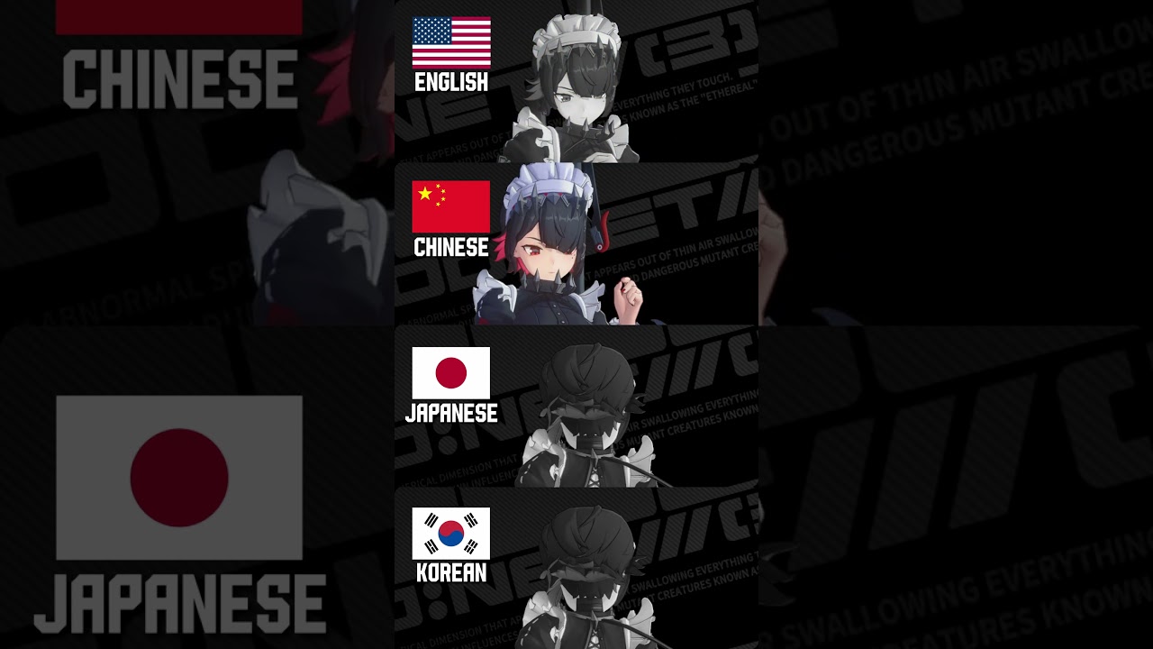 (ENG vs CN vs JP vs KRN) Ellen Joe Voice Actor Comparison 