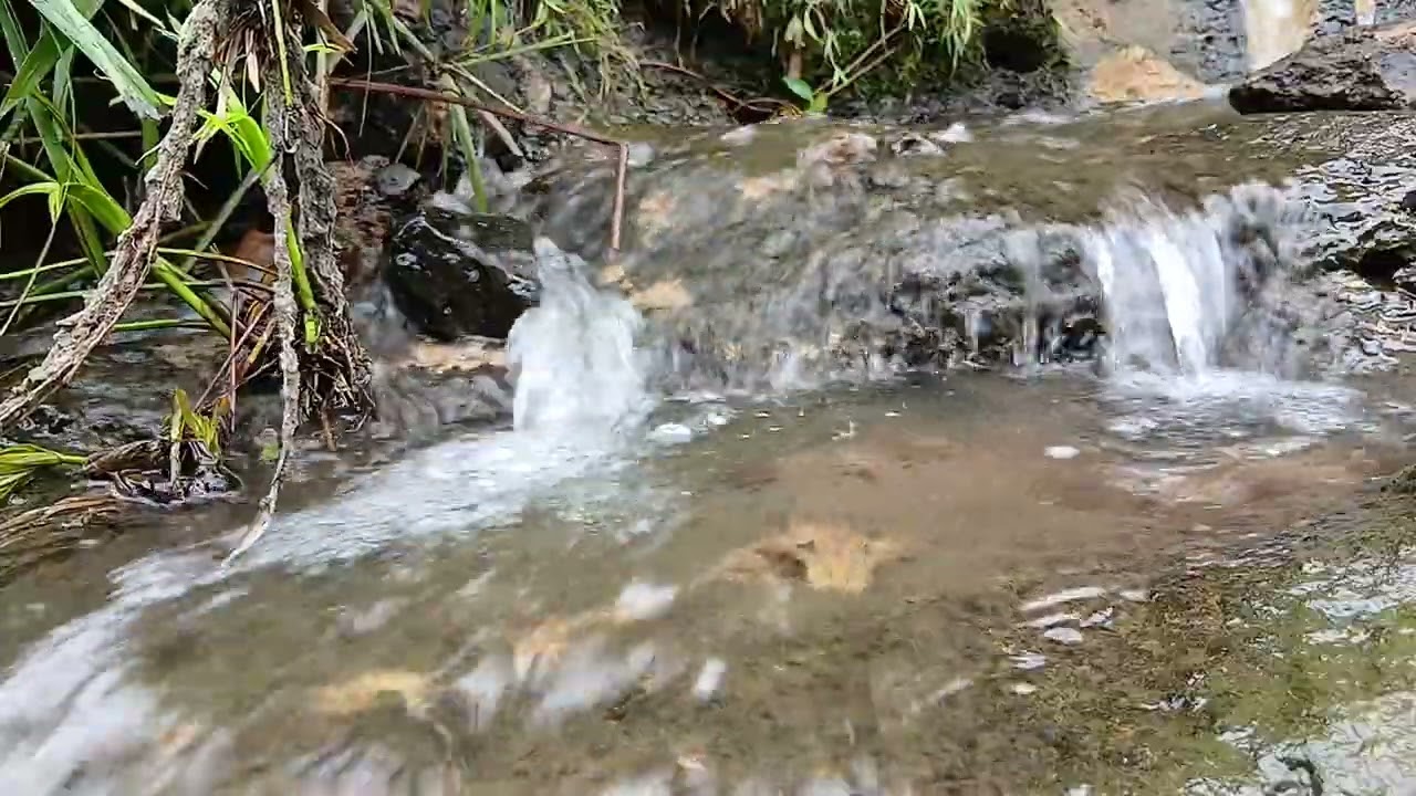 Soft and Gentle Flowing Crystal Clear Water ❘ Deep Relaxation Water Sounds