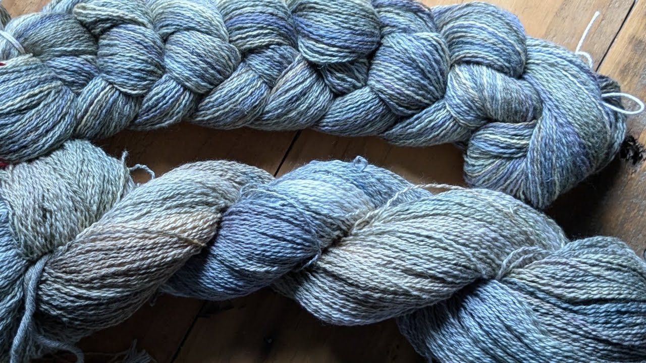 Ice Dyeing Warp Yarn In the Muck vs  Not in the Muck