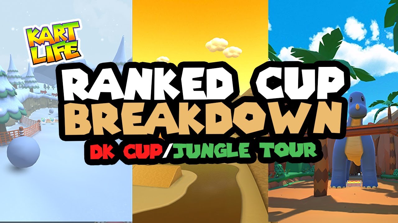 Jungle Tour RANKED CUP Breakdown in Mario Kart Tour - DK CUP!