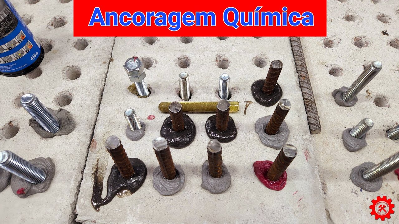 Jamais Visto....Um jeito Diferenciado Novo De Âncoragem Chumbador Químico De Ampola