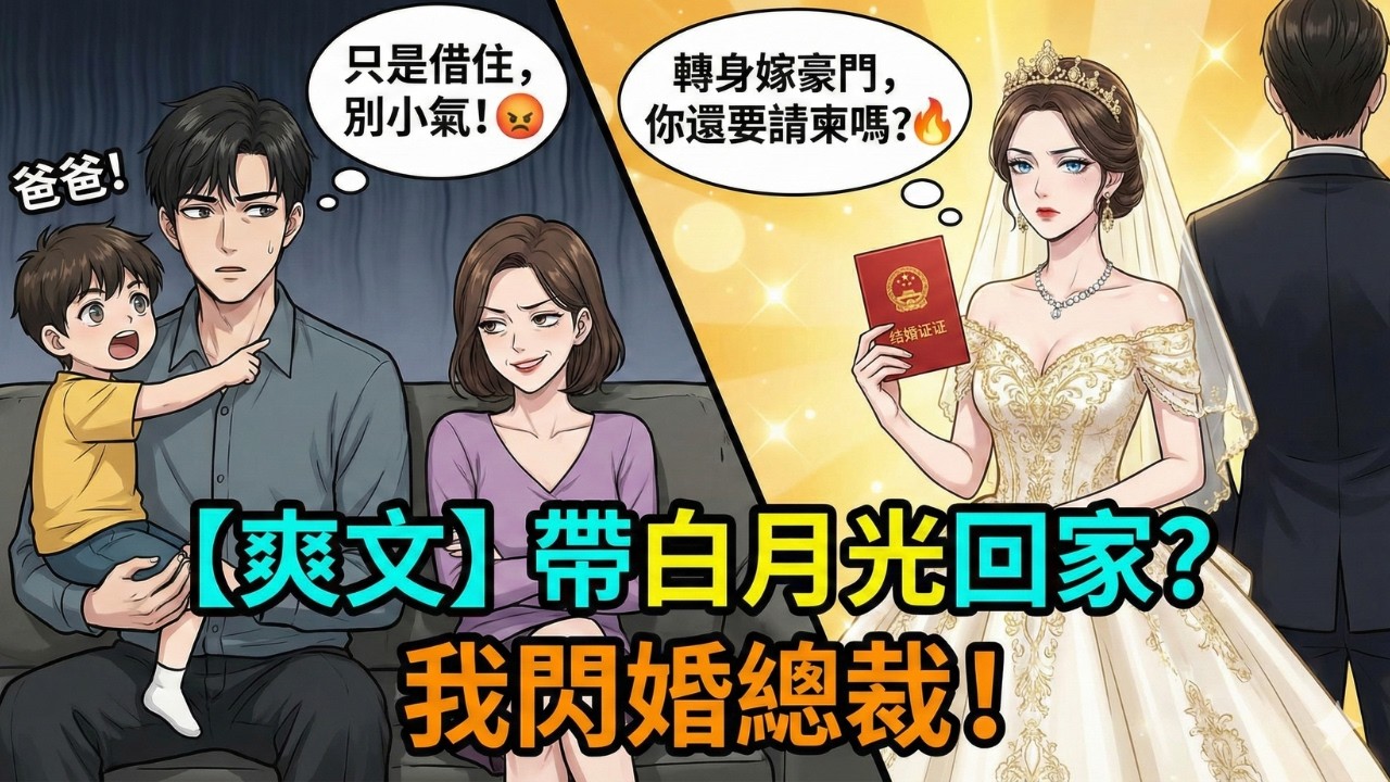 《閃婚現場》男友帶前任孩子回家吃飯，我默默吃完最後一頓，反手嫁給了他的死對頭！😏