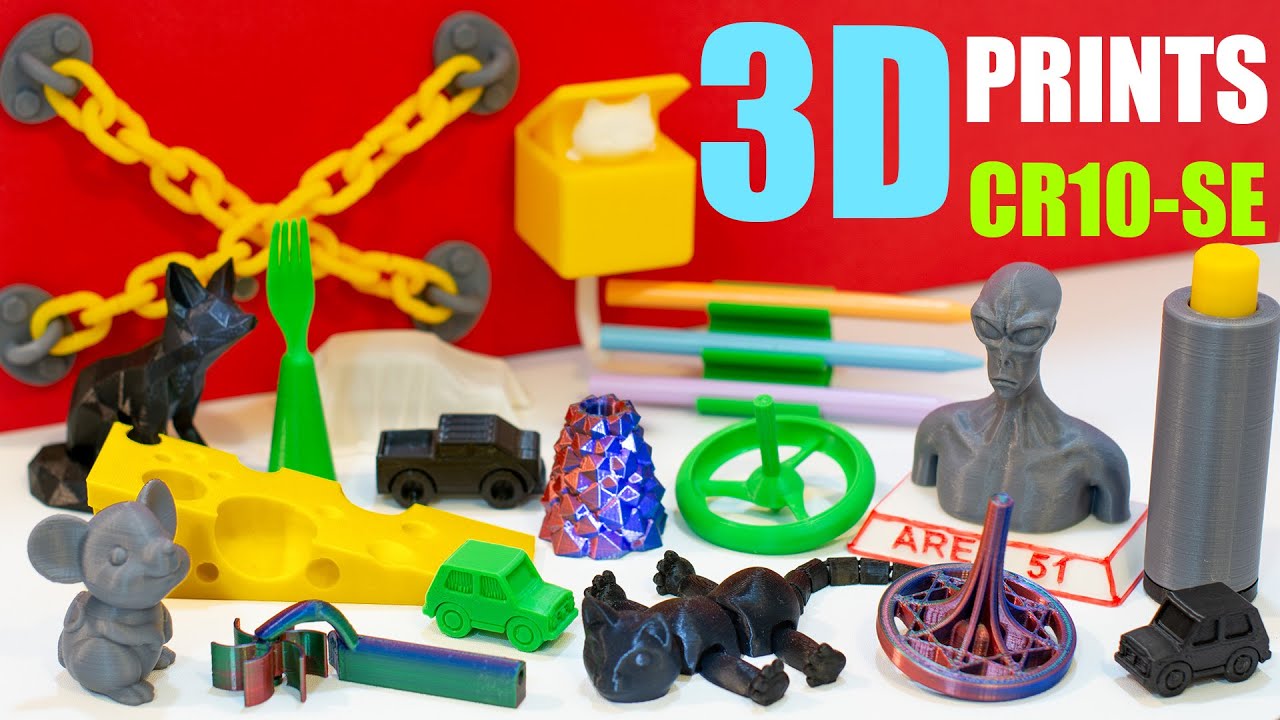 Best Cool Things to 3D Print in 2024 | Creality CR-10 SE