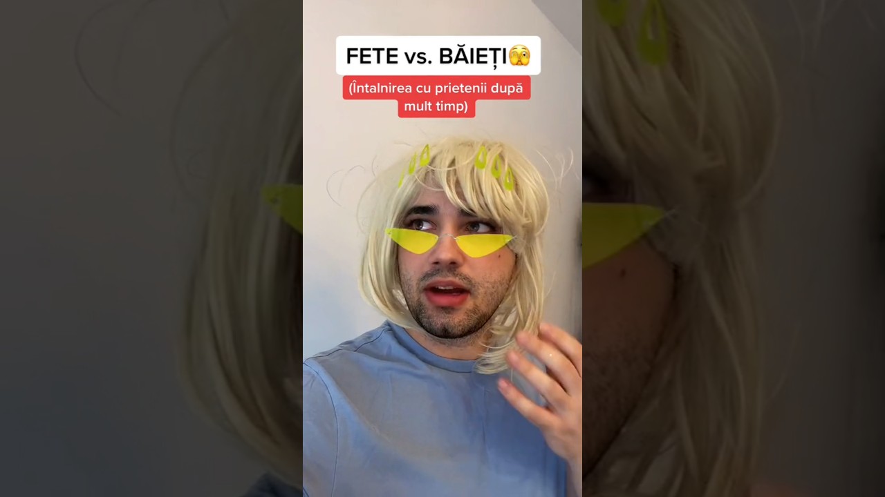 FETE vs BAIETI ! (Intalnirea cu prietenii) #shorts #romania