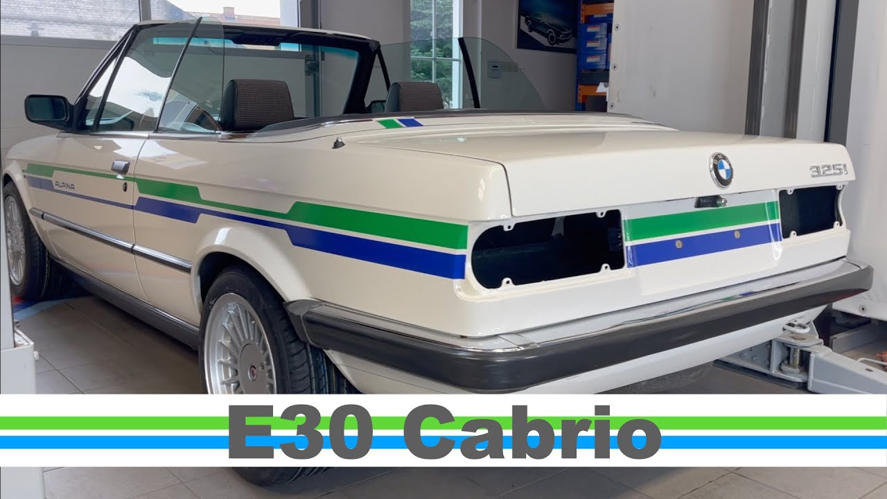 Cabrio 6 - ALPINA Dekor und Maxilite Felgen für BMW E30 325i Cabrio