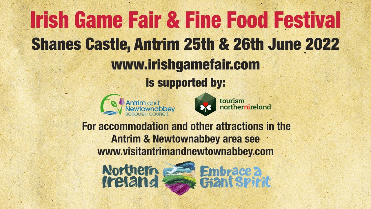 Virtual Game Fair 2022 :Irish Game Fair & Fine Food Festival 2019