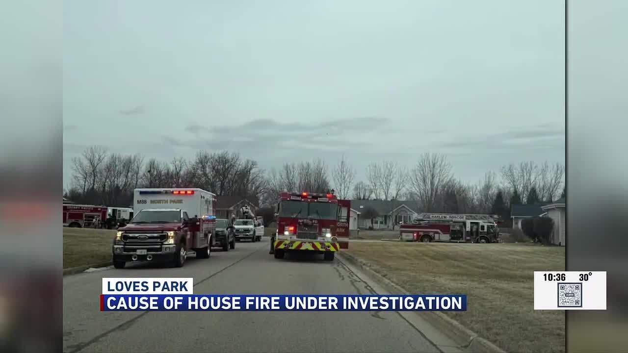 Fire damages home on Valhalla Drive in Loves Park