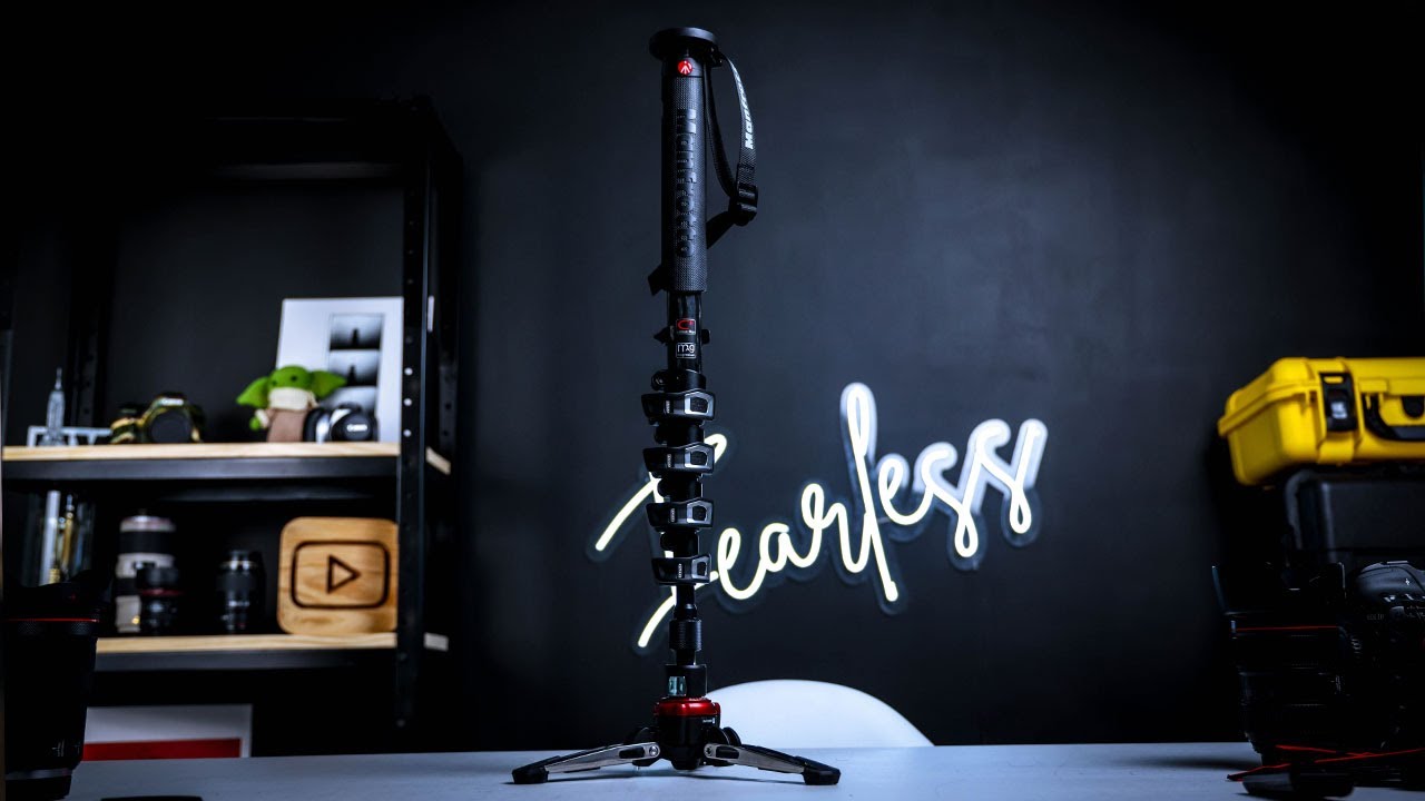 Imaginate un monopié, pero de fibra de carbono y patas / Unboxing Monopié Manfrotto XPROC5