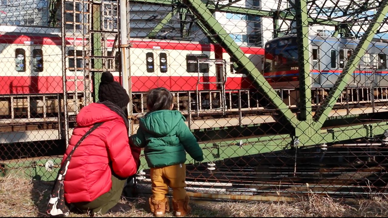 列車がたくさん通る品川の八ツ山橋に行ってきました