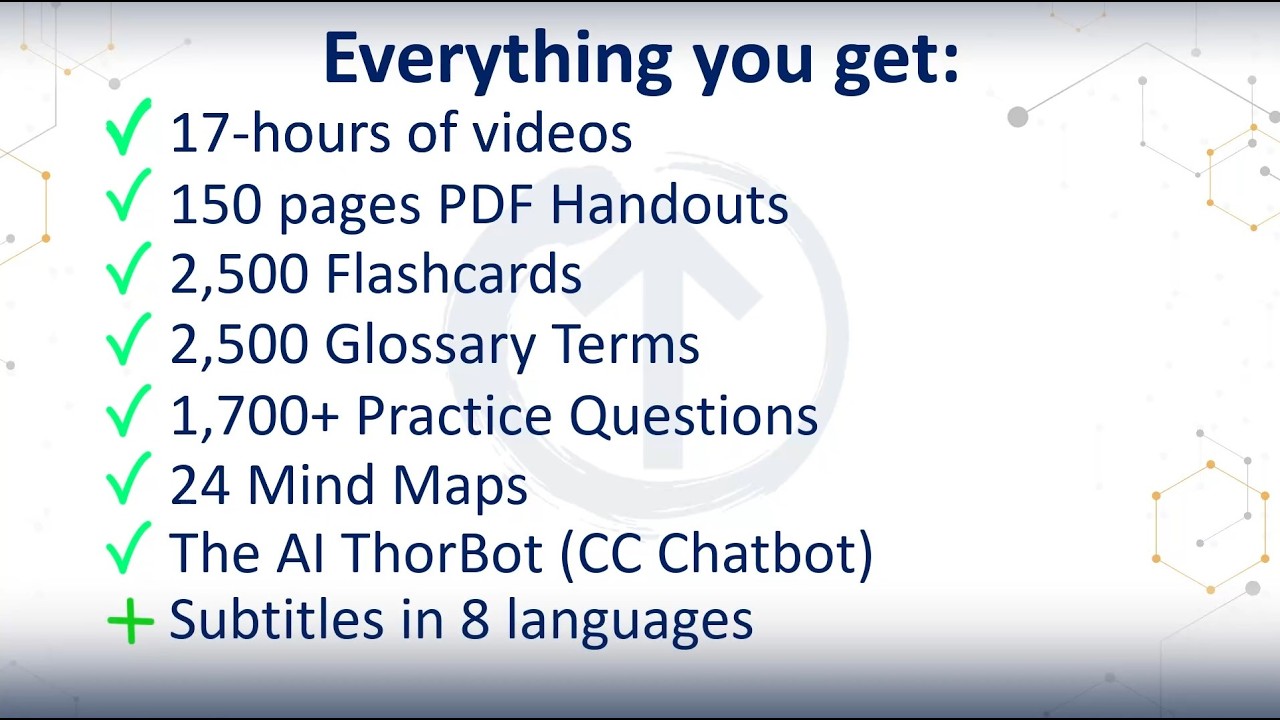 The Complete Certified in Cybersecurity (CC) course - Materials overview - ThorTeaches.com