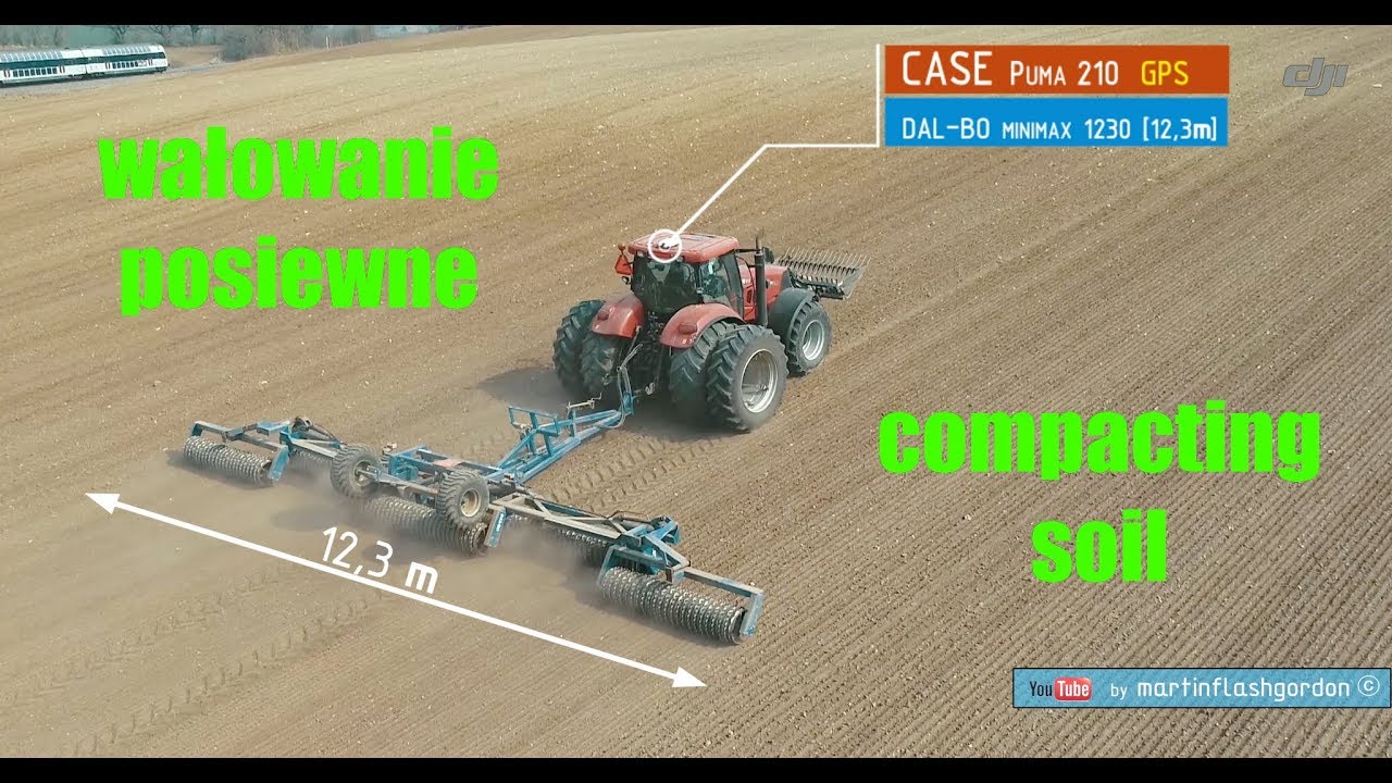 Wałowanie posiewne DAL-BO minimax 1230 | compacting soil