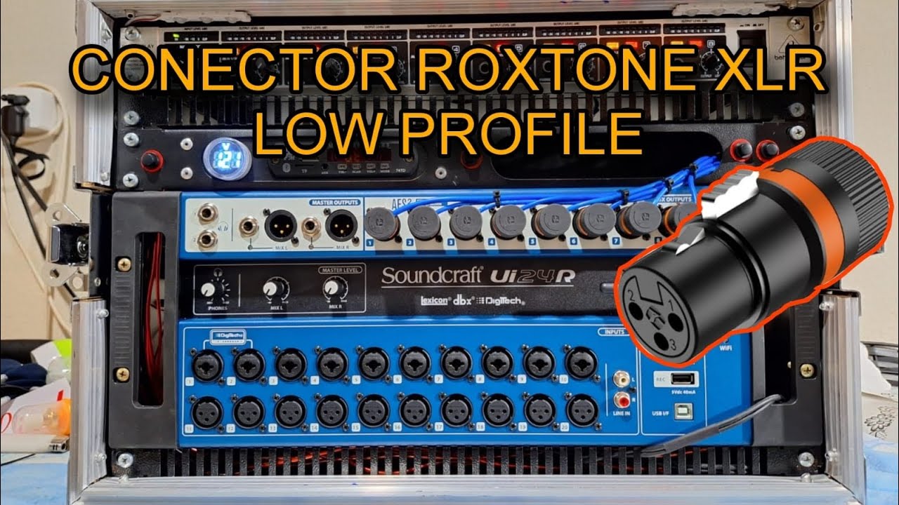 Montagem Conector Roxtone Low Profile