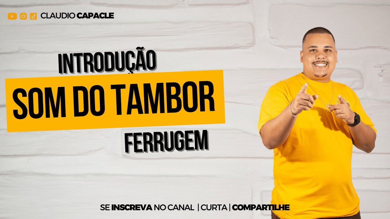 Aprenda a Introdução | Som do Tambor - Ferrugem| Cavaquinho | Claudio Capacle
