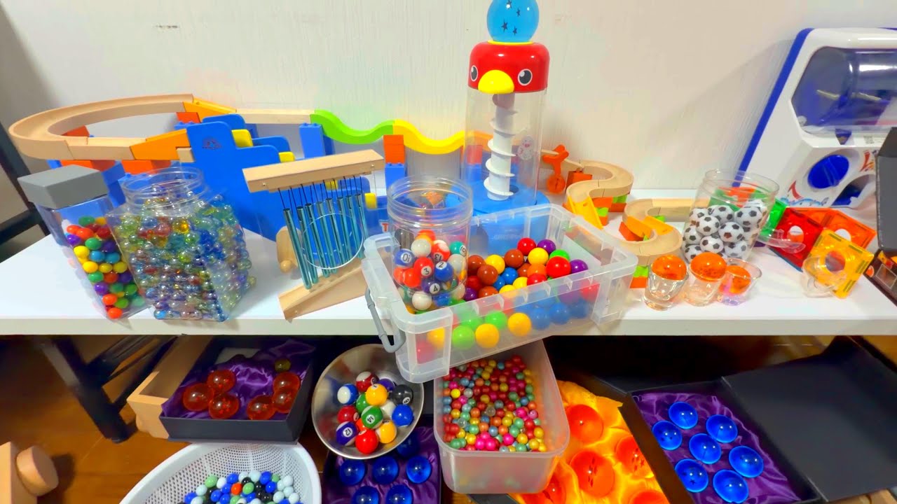 10+ Gimmicks Marble Run ☆ How to play the ball rolling game taught by a pro