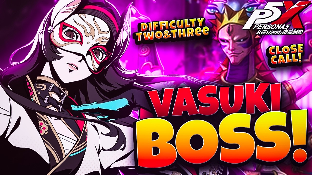 VASUKI VALENTINES BOSS IS ANNOYING! DIFFICULTY 2 & 3 GUIDE PERSONA 5: THE PHANTOM X