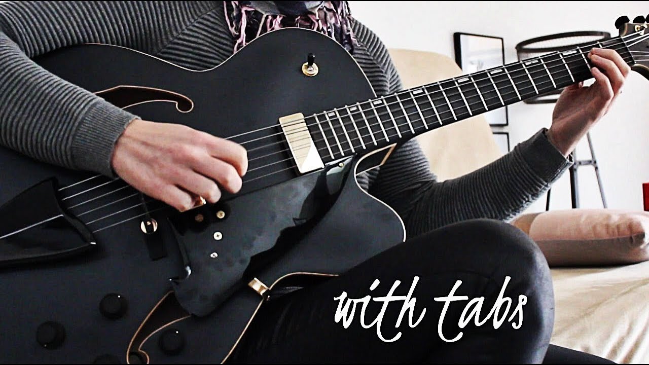 NARDIS Guitar Chord Melody (with tabs) - IBANEZ AFC 125 BKF