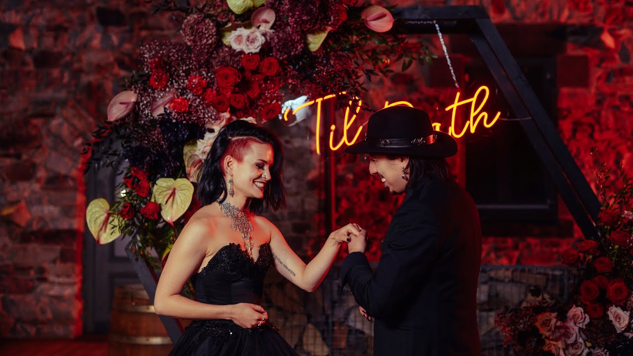Gothic-Hochzeit auf der Hallgarter Zange