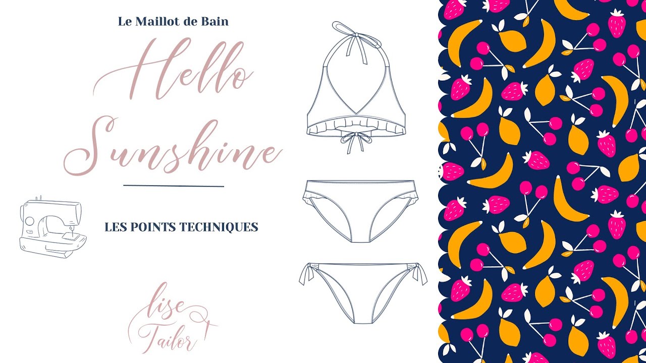 Tutoriel maillot de bain Hello Sunshine