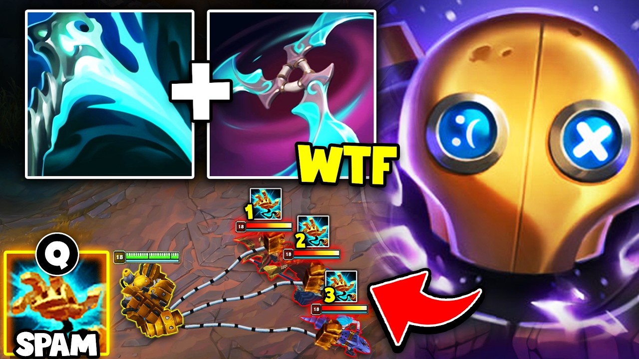 Blitzcrank but this build gives me unlimited hooks... (SPAM Q OVER AND OVER)