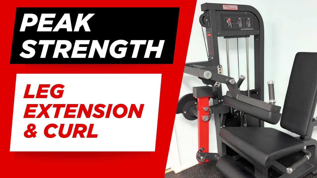 Обзор тренажера для разгибания и сгибания ног сидя Peak Strength