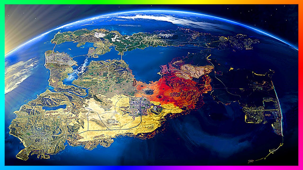 INCREDIBLE GTA MAP DESIGN W/ 20+ NEW CITIES, 13 DIFFERENT REGIONS & MUCH MORE! (GTA 5)