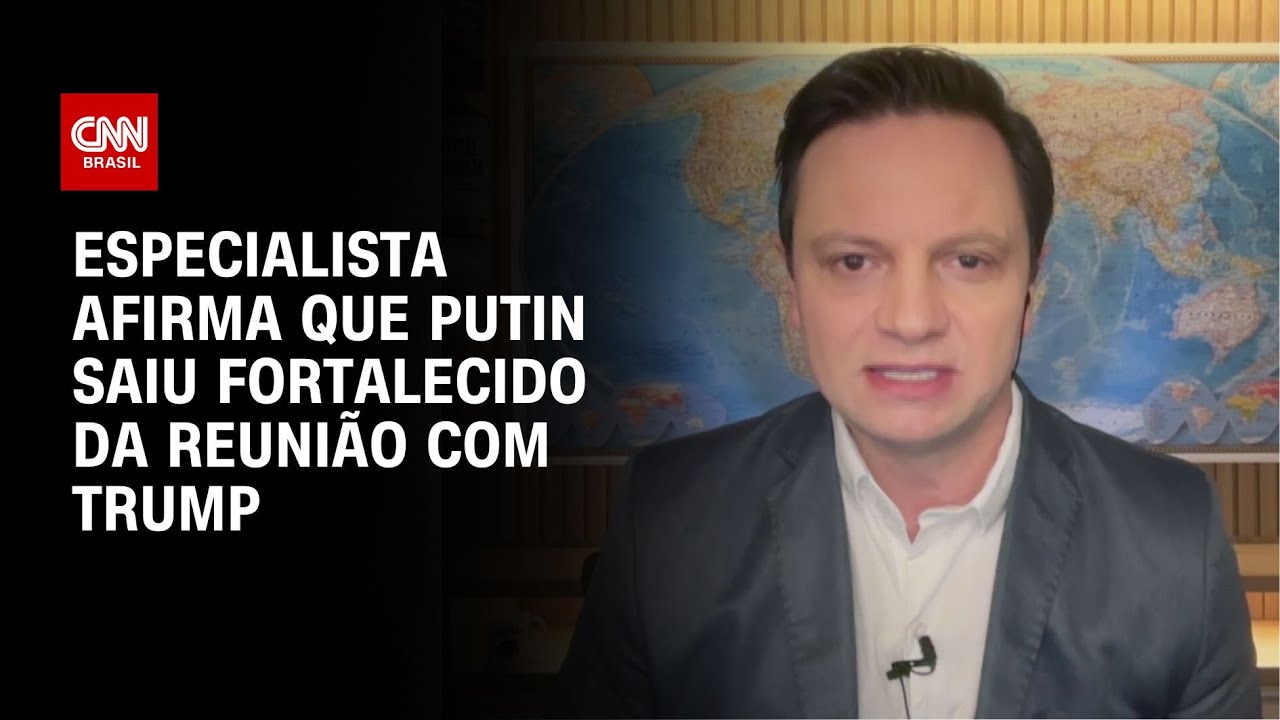 Putin rompe isolamento internacional ap&oacute;s encontro com Trump, diz Vitelio Brustolin | AGORA CNN