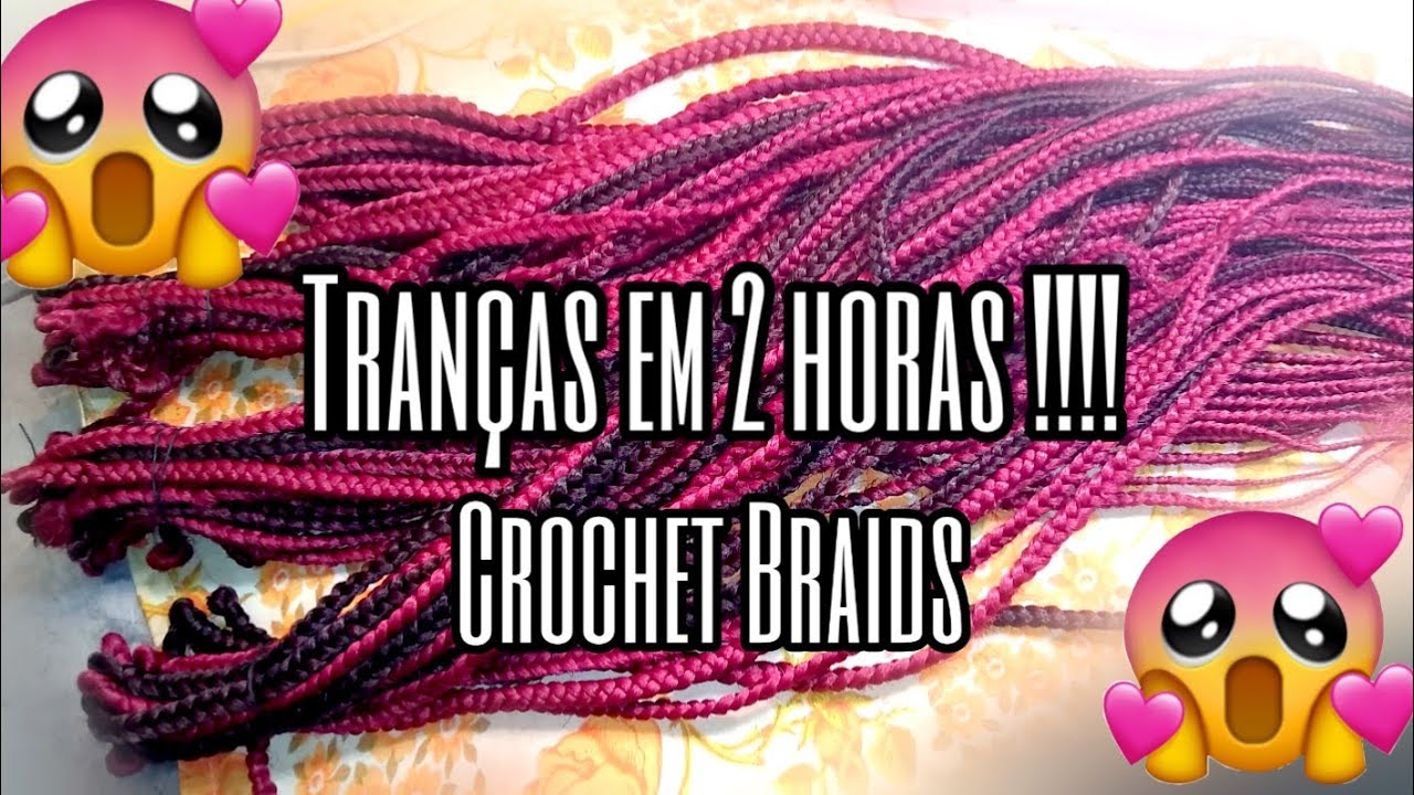 Box Braids em 2 HORAS! #RapidoeFácil #FaçavcMsm tranças para crochet braids