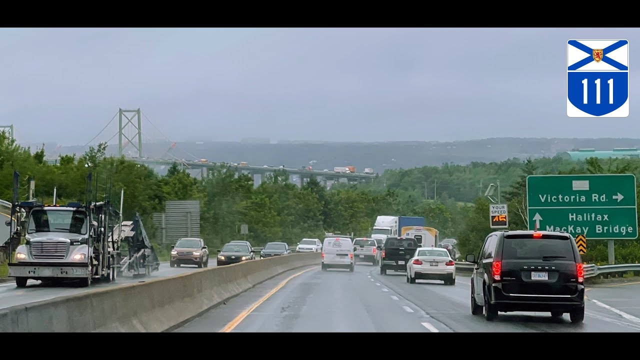 Nova Scotia Highway 111 - Halifax - MacKay Bridge & Dartmouth - 2024/68