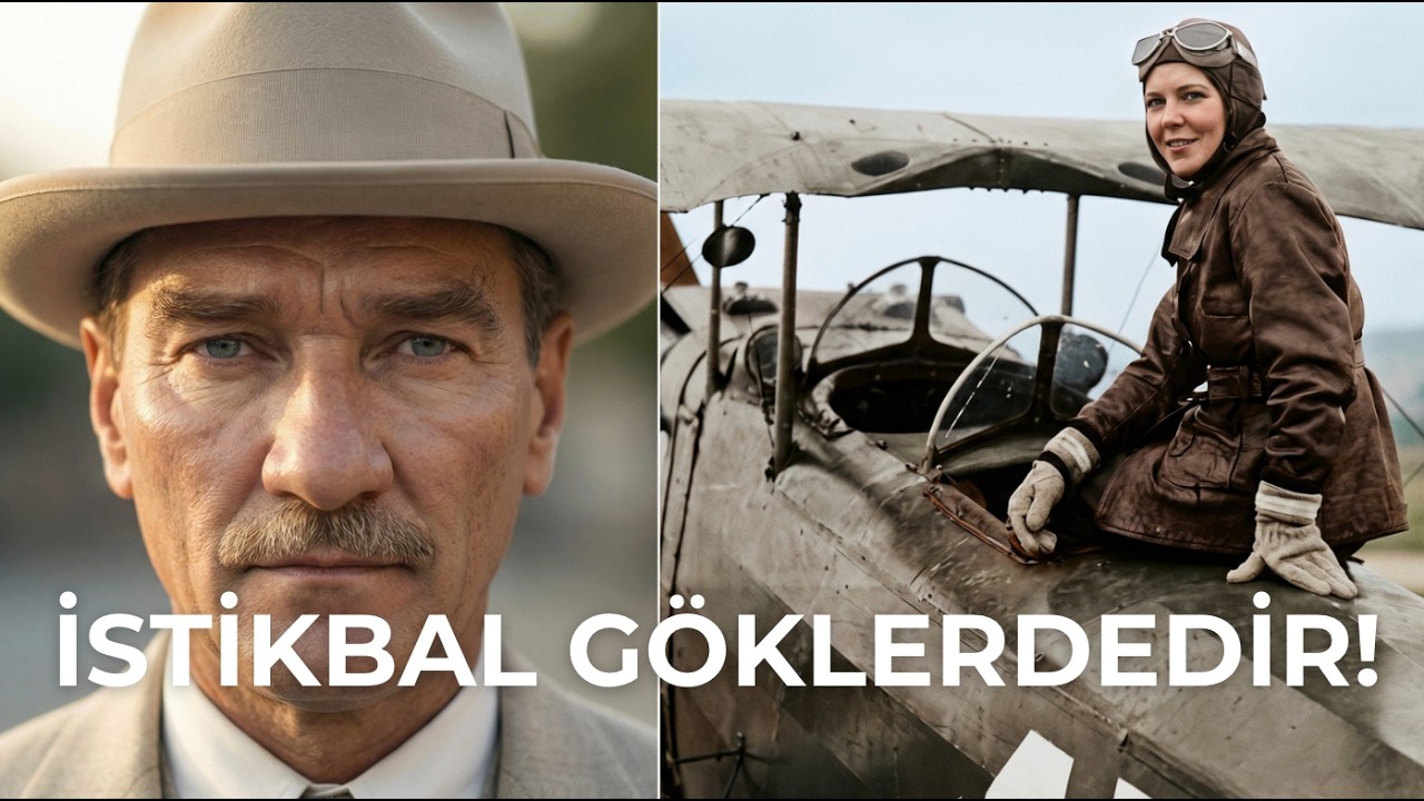 Geleceğine Uçan Çocuk | Atatürk ve Sabiha Gökçen (1925 Bursa)