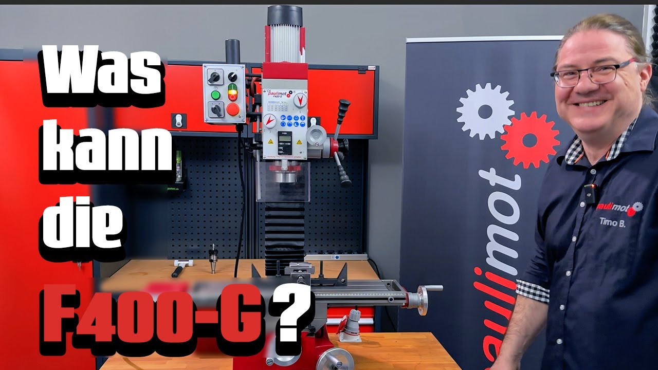 ✅ Diese Fräsmaschine überzeugt mit Schaltgetriebe – paulimot F400-G im Check! | paulimot
