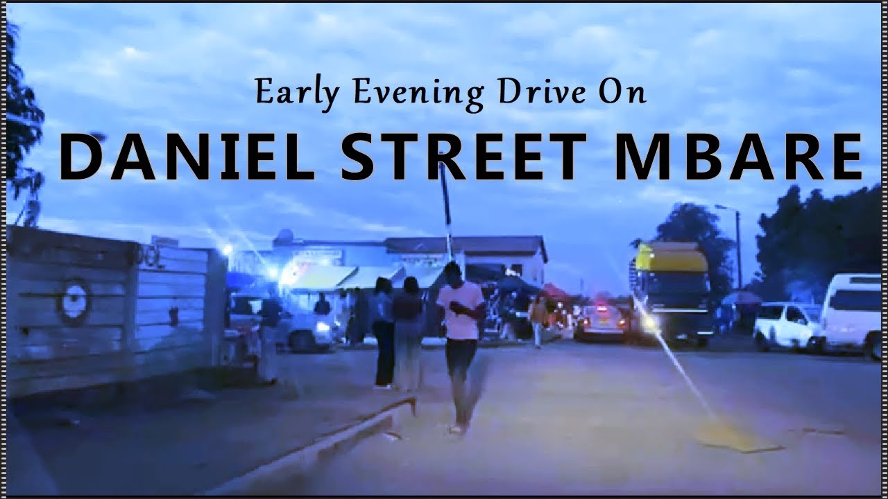 Early evening drive on Daniel Street, Mbare (Harare, Zimbabwe in 2023)
