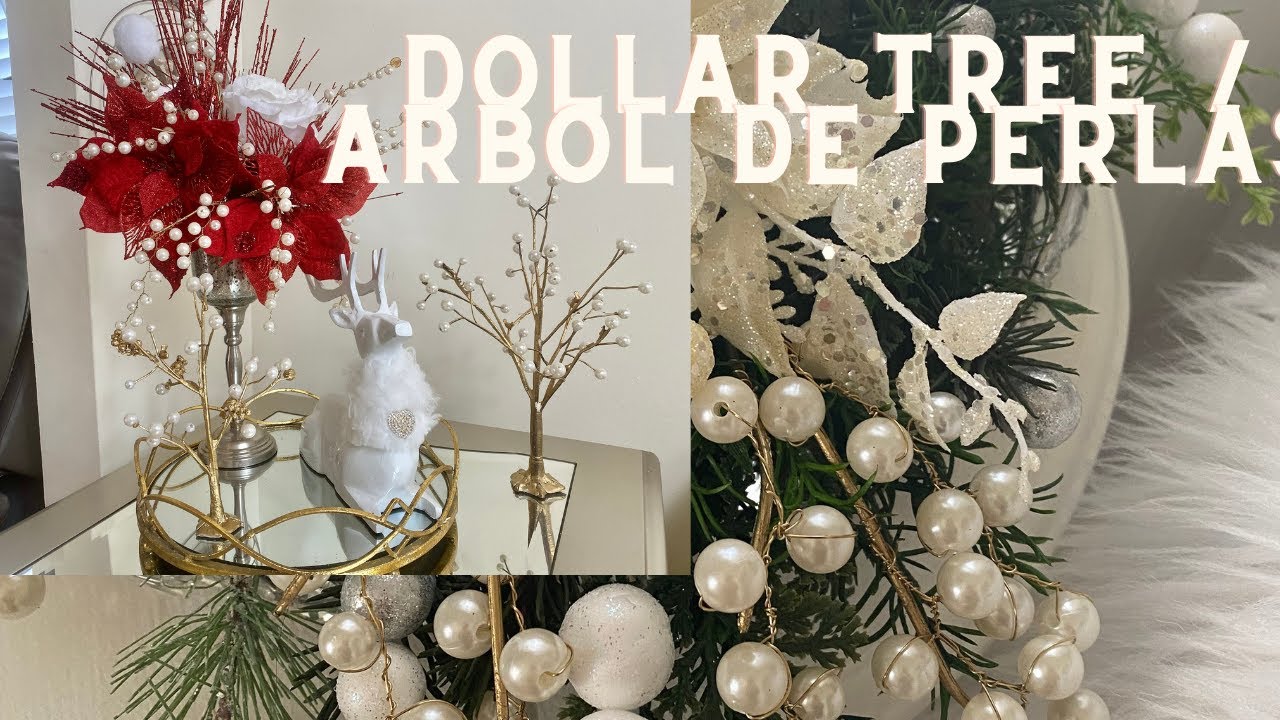 DIY DOLLAR TREE/ARBOL DE PERLAS