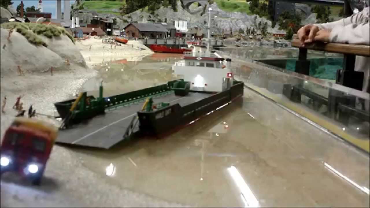 Nordostseewoche 2014 - rc model ships cruising at Miniatur Wunderland Hamburg