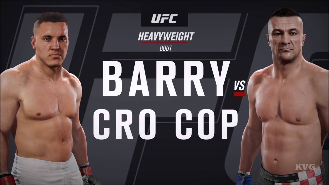 EA Sports UFC 2 - Pat Barry vs Mirko Cro Cop | Gameplay (HD) [1080p60FPS]