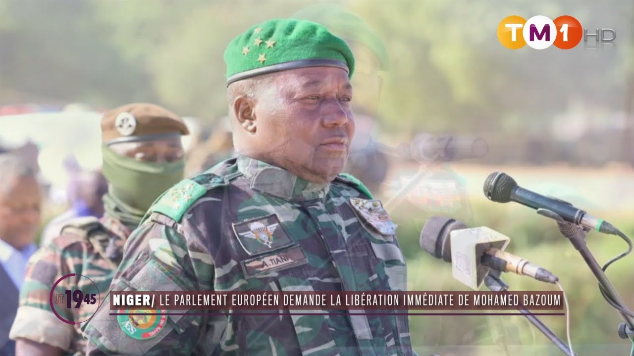 TM1 News - Niger : le parlement européen demande la libération immédiate de Mohamed BAZOUM