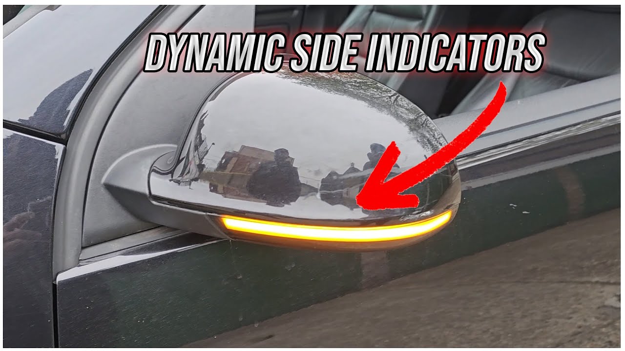 HOW TO INSTALL DYNAMIC SIDE INDICATORS VW GOLF MK5
