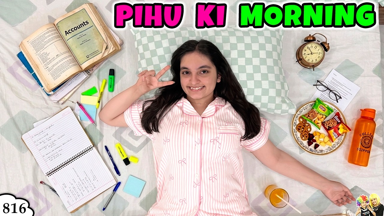 PIHU KI MORNING | Ep 816 | Early Morning Exam Routine Vlog | Aayu and Pihu Show